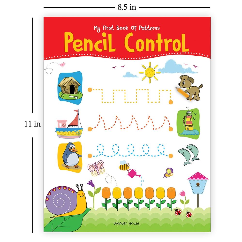  كتاب my first super boxset of pencil control and patterns: pack of 4