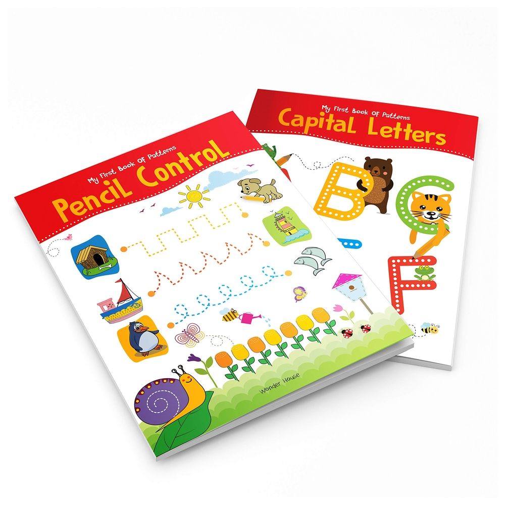  كتاب my first super boxset of pencil control and patterns: pack of 4