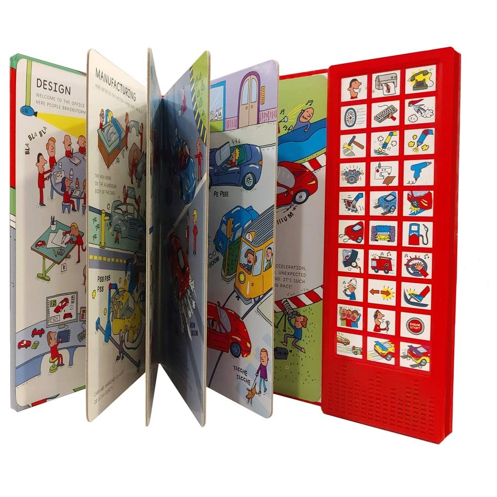  كتاب ferrari roaring book: illustrated sound board book