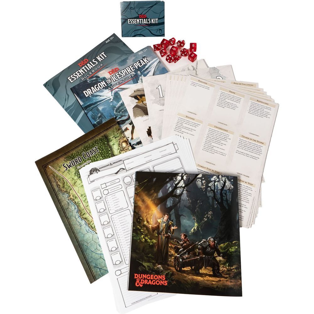 مجموعة كتب Dungeons & Dragons Essentials Kit