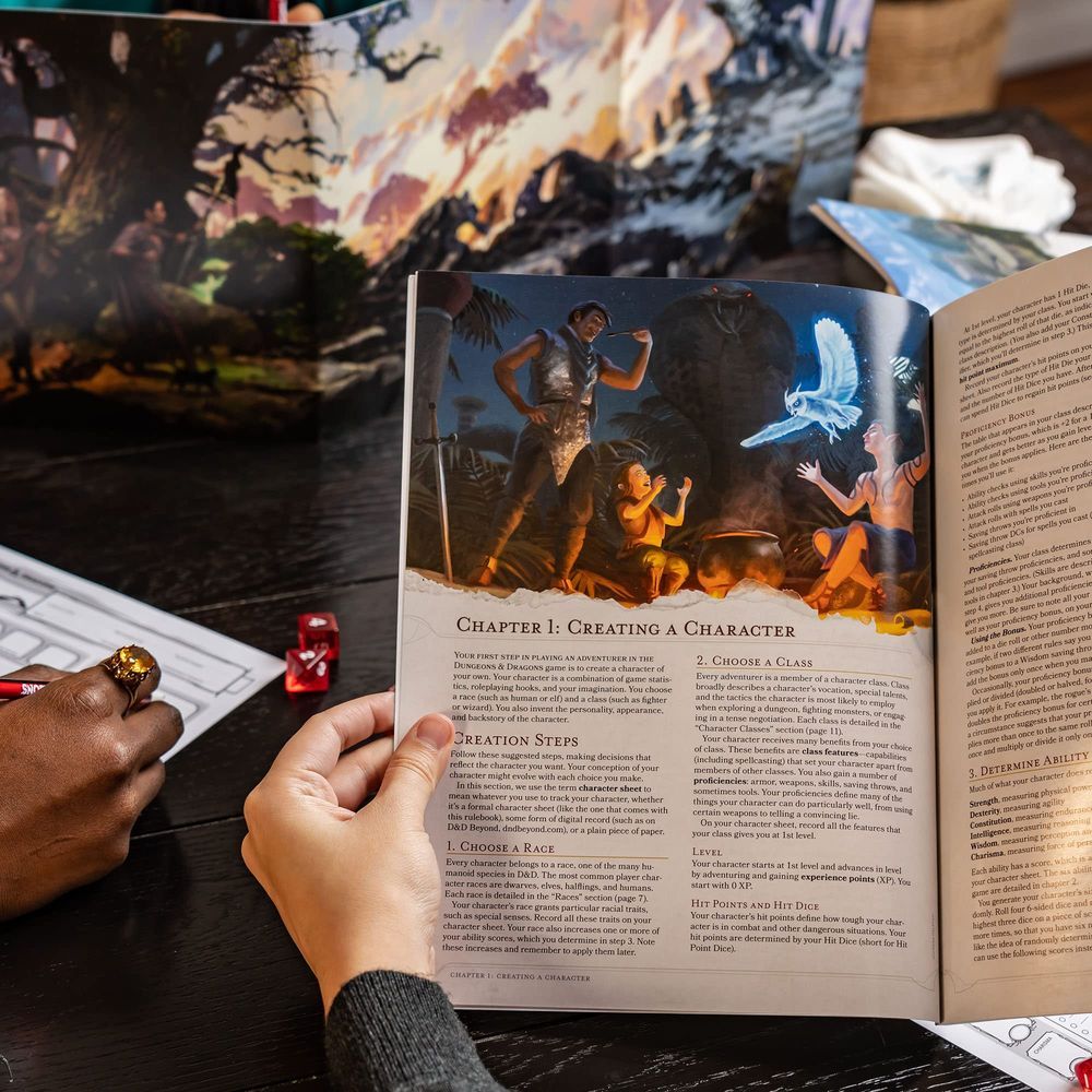 مجموعة كتب Dungeons & Dragons Essentials Kit