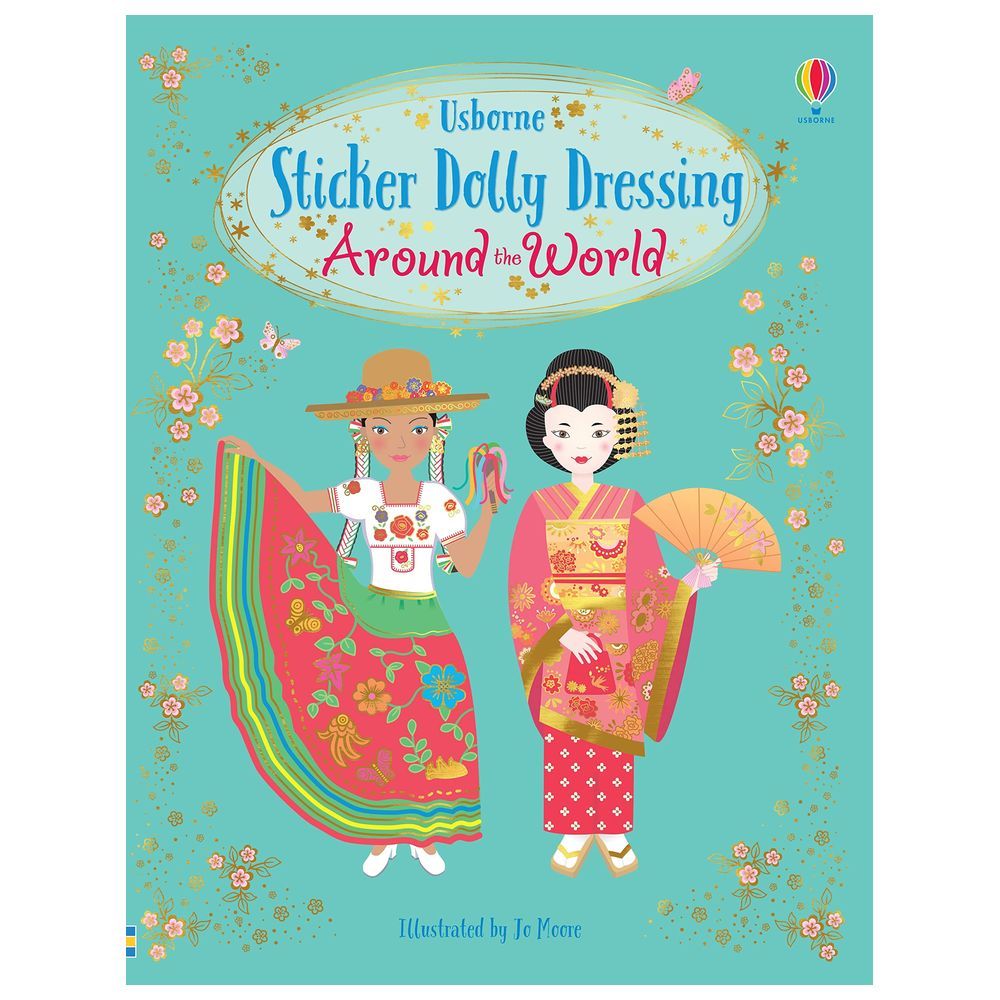 Usborne Books - Sticker Dolly Dressing Around The World