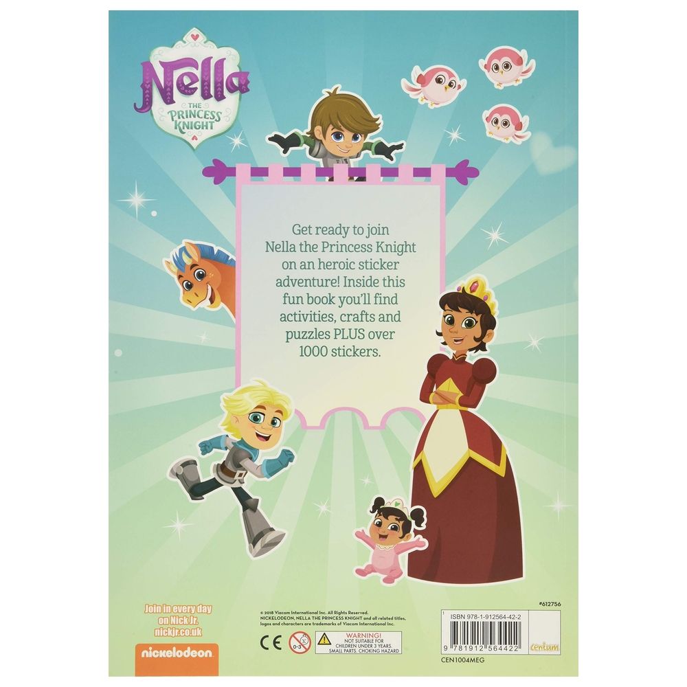 كتاب ملصقات Nella The Princess Knight: 1000 Sticker Book