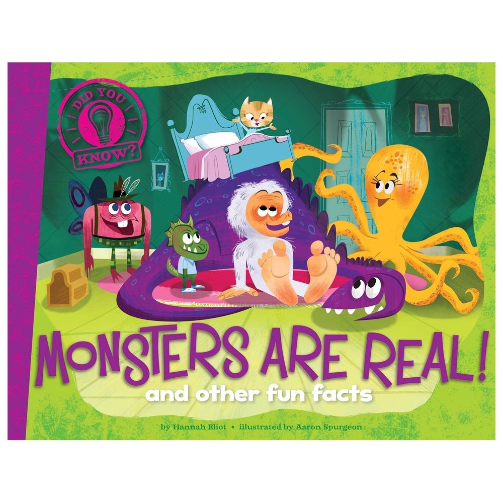  كتاب monsters are real! and other fun facts