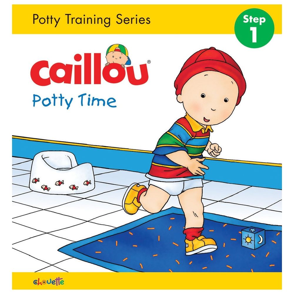  كتاب caillou, potty time (board book): potty training series, step 1