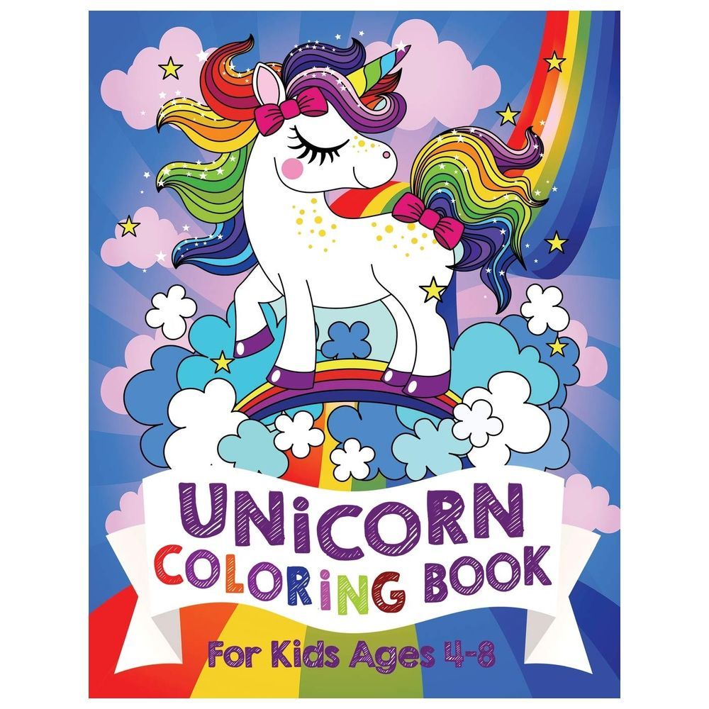 Unicorn Coloring Book For Kids Ages 4-8