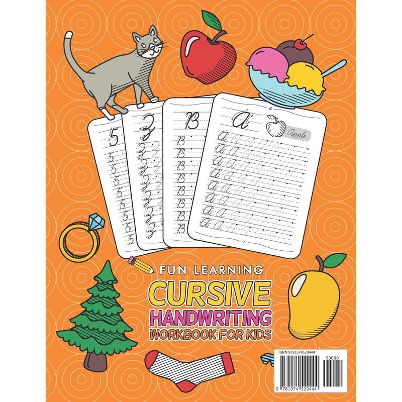 Cursive Handwriting Workbook For Kids Beginners