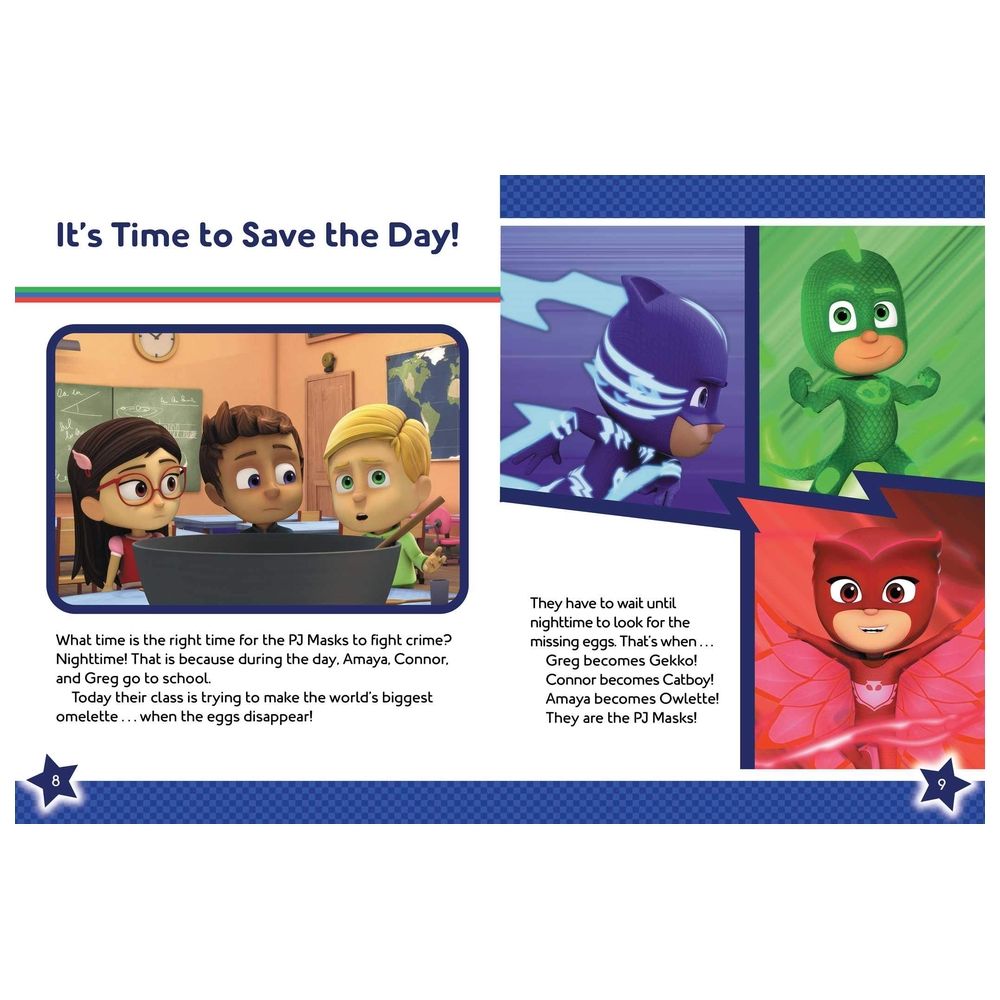  كتاب pj masks 3-minute bedtime stories