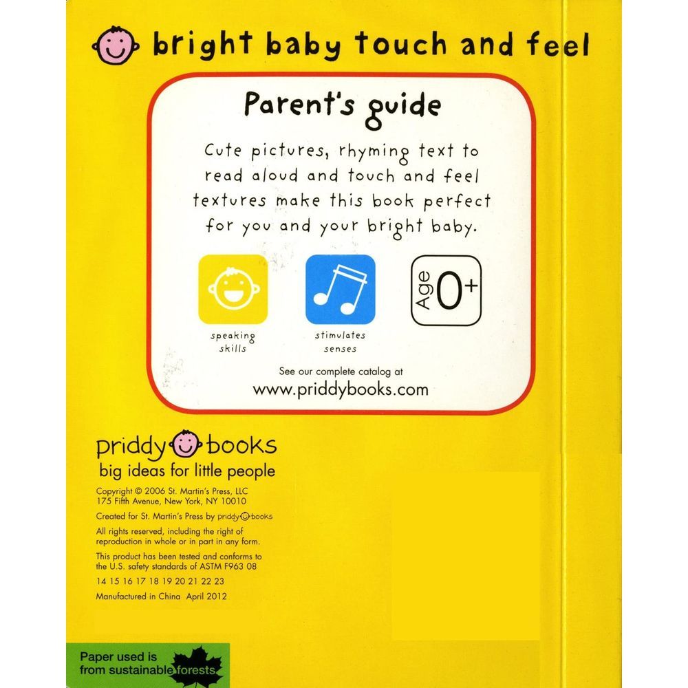 كتاب Bright Baby Touch Feel on the Farm