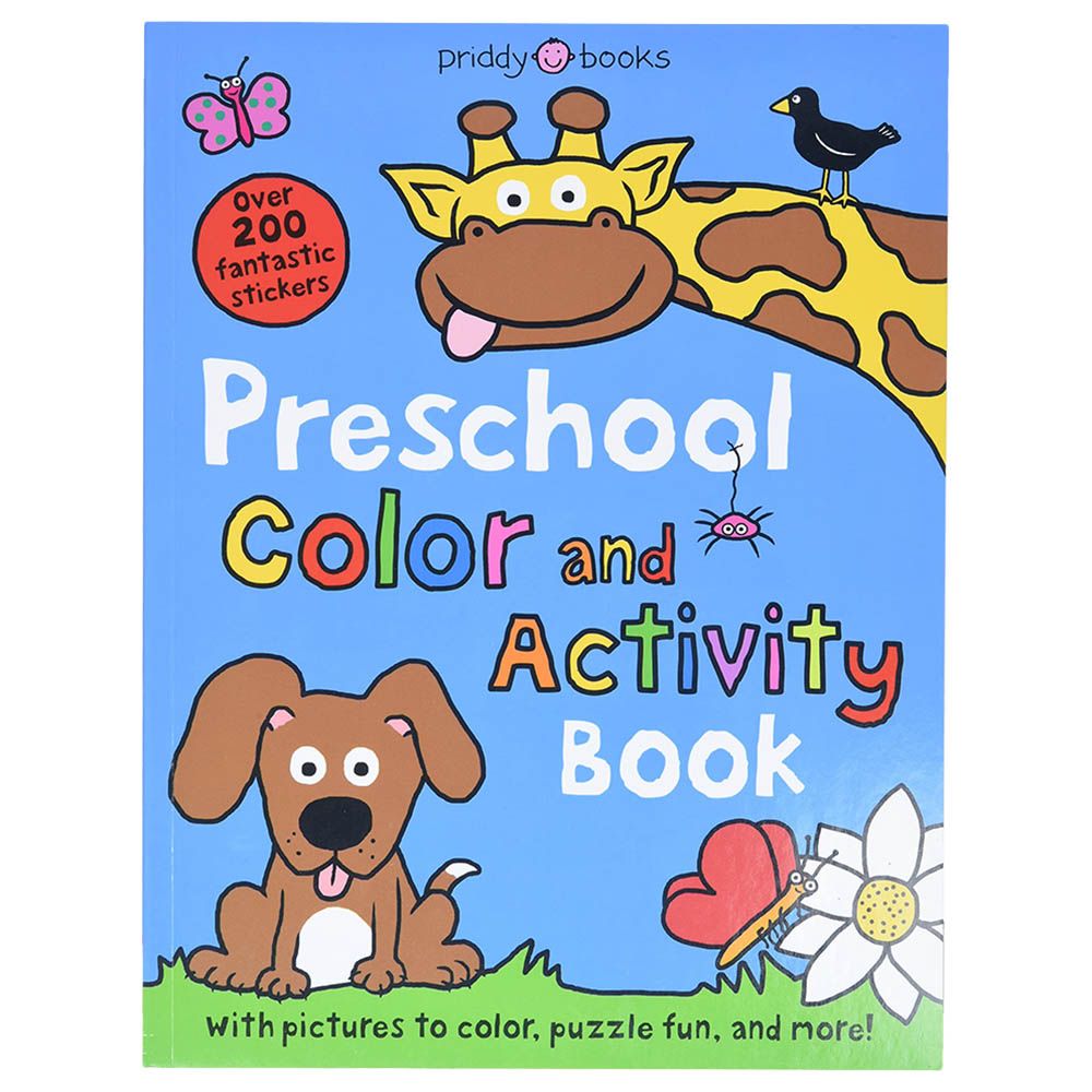 كتاب الأنشطة Preschool Color and Activity Book