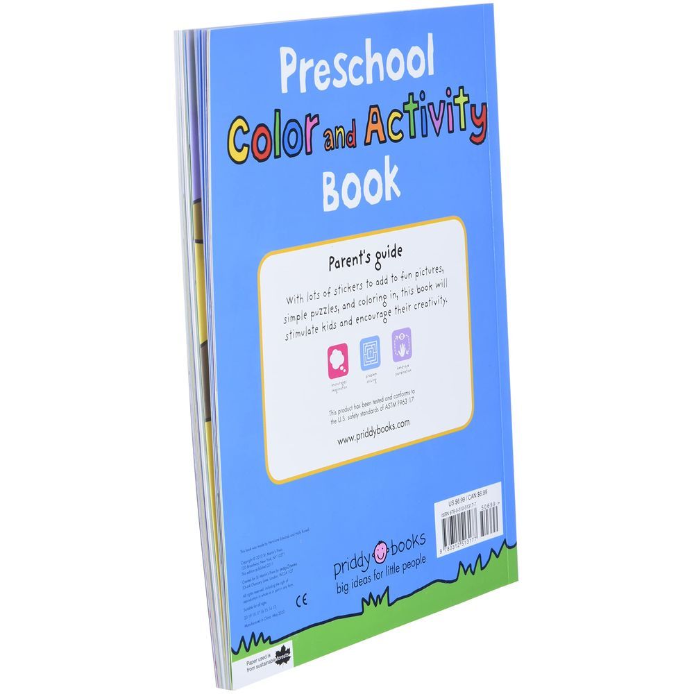 كتاب الأنشطة Preschool Color and Activity Book