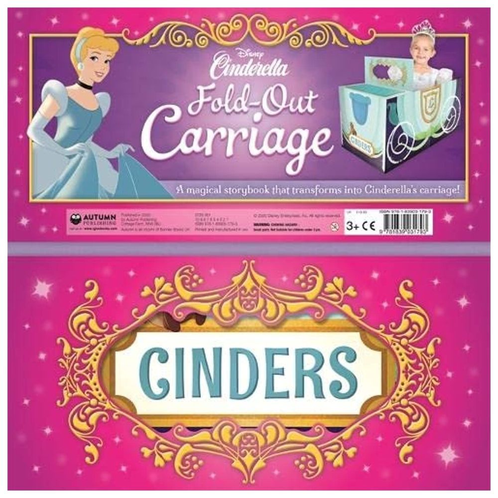  كتاب disney: cinderella fold-out carriage