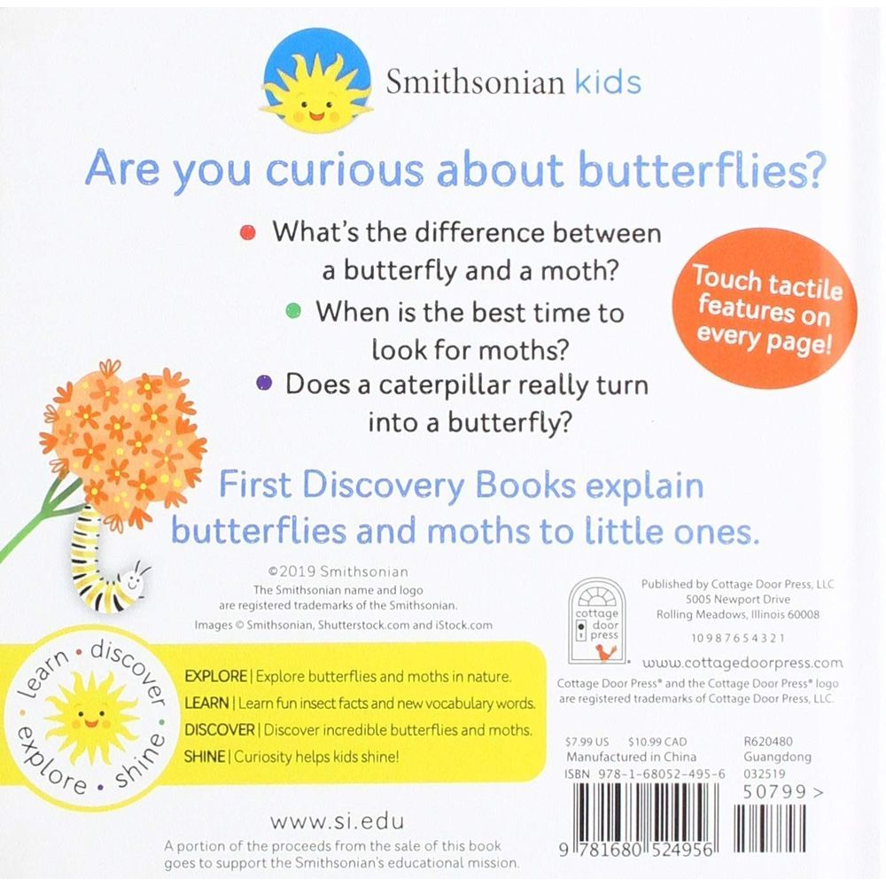  كتاب butterflies and moths: first discovery books