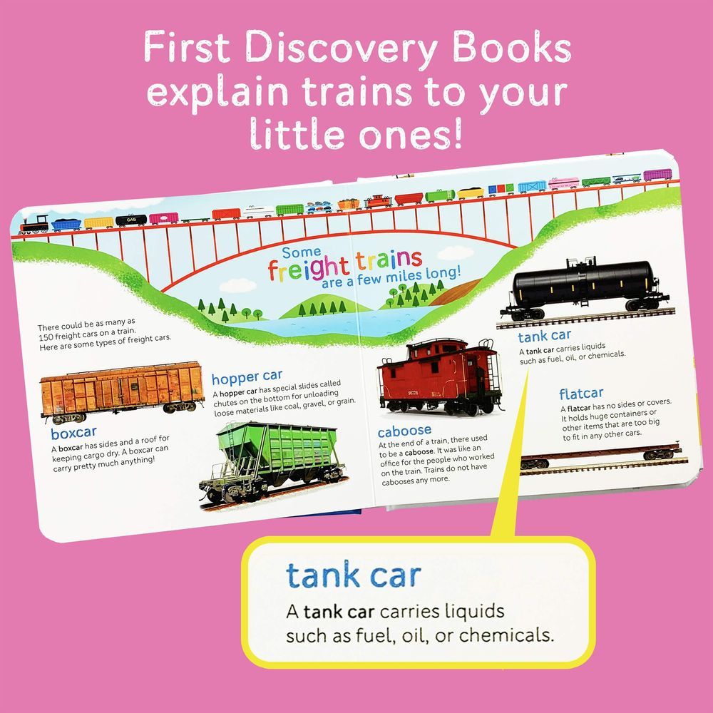 Trains Then and Now: First Discovery Books