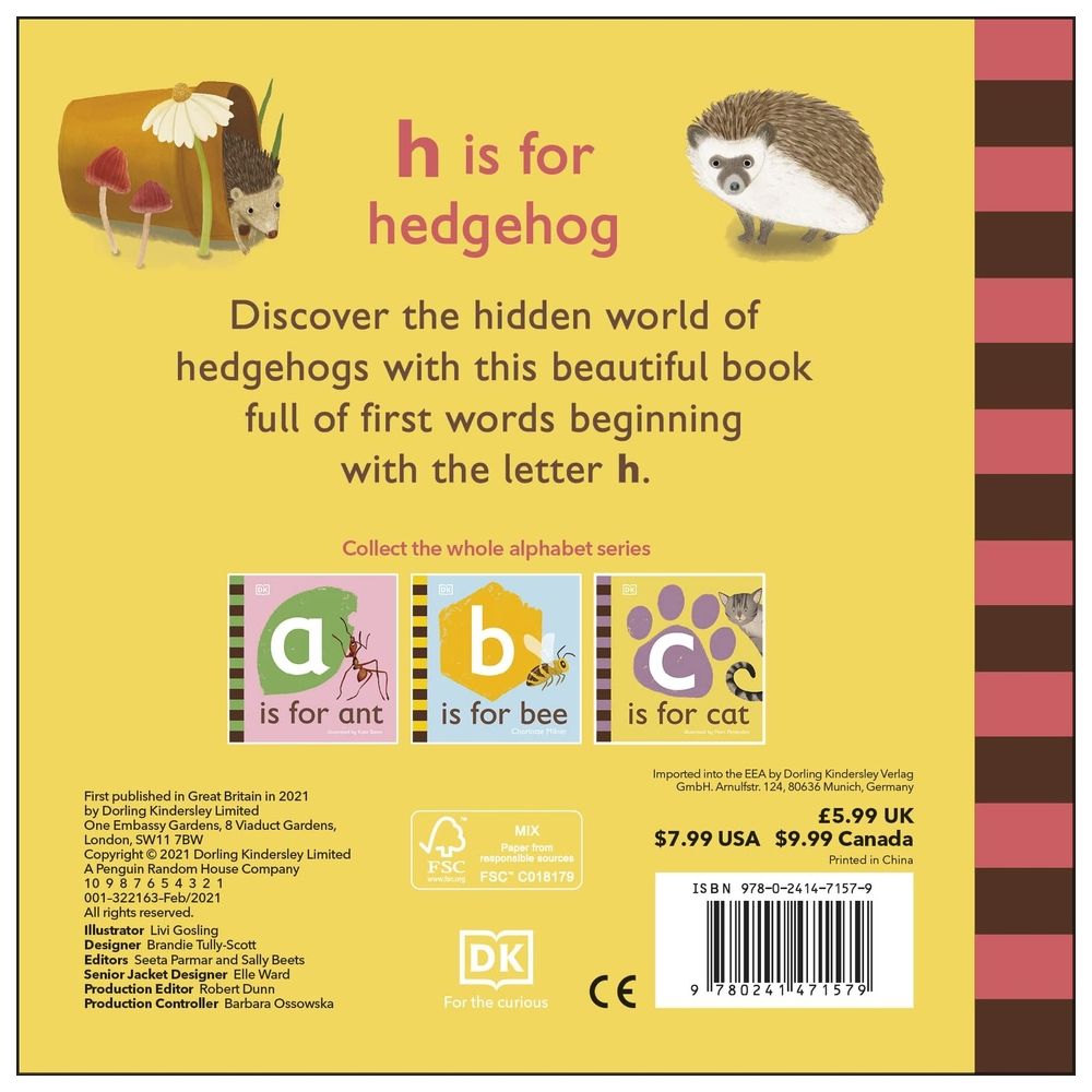 H Is For Hedgehog