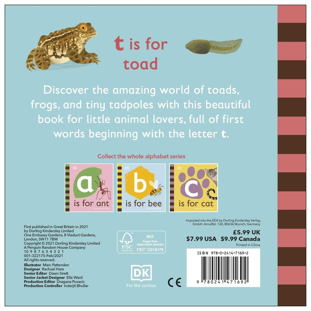  كتاب t is for toad