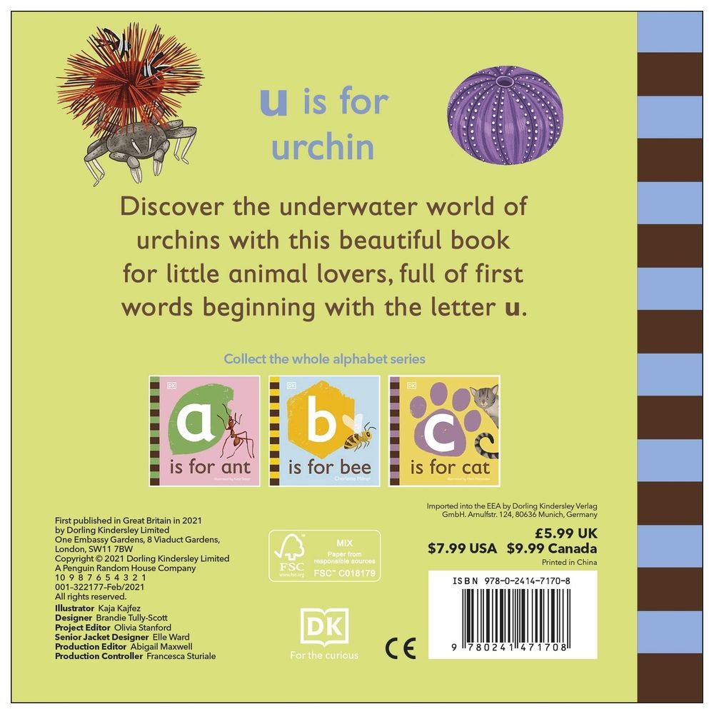  كتاب u is for urchin