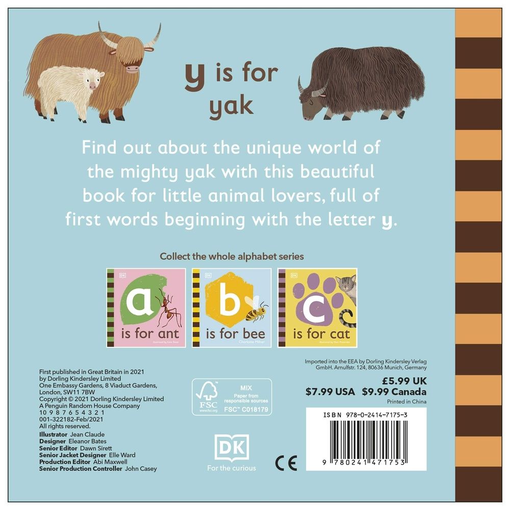  كتاب y is for yak