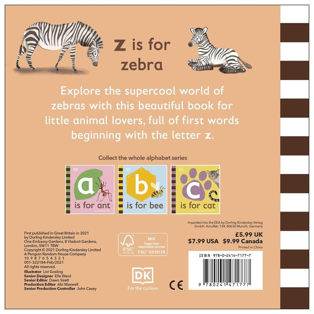 Z Is For Zebra