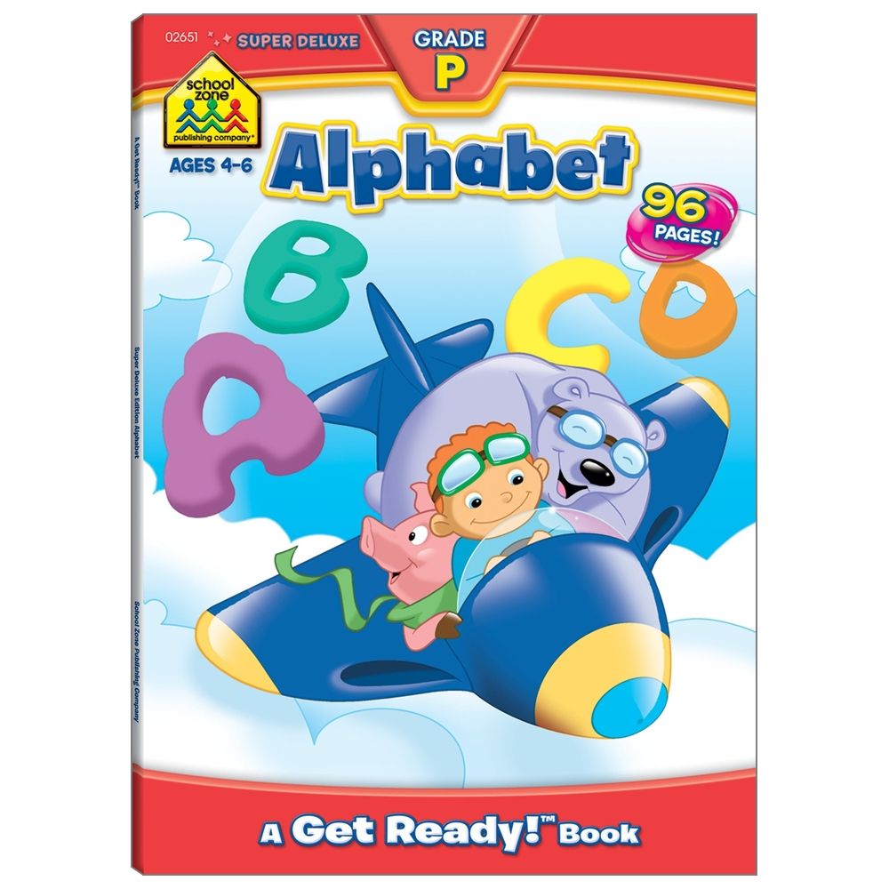 كتاب تمارين Alphabet Super Deluxe Workbook