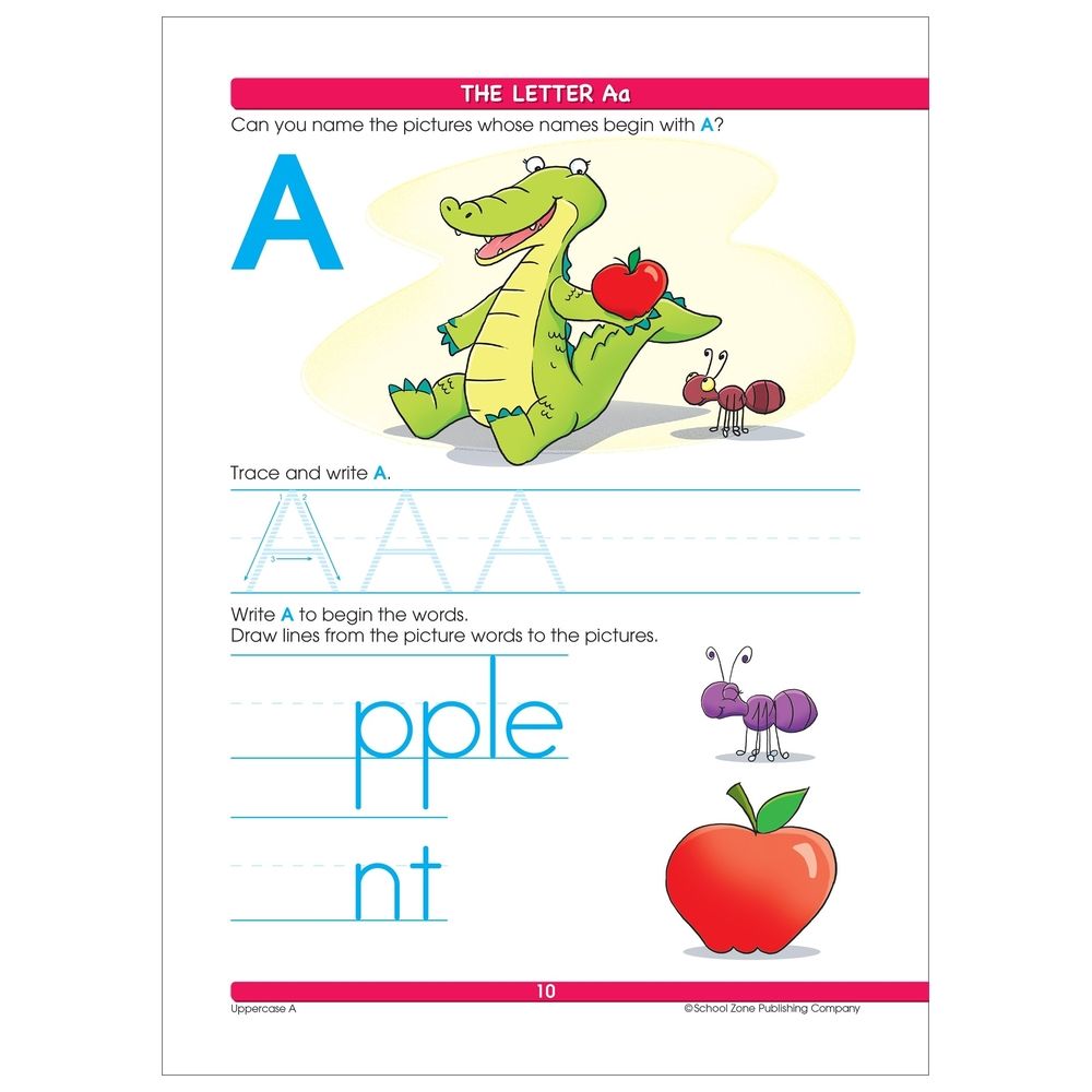 كتاب تمارين Alphabet Super Deluxe Workbook