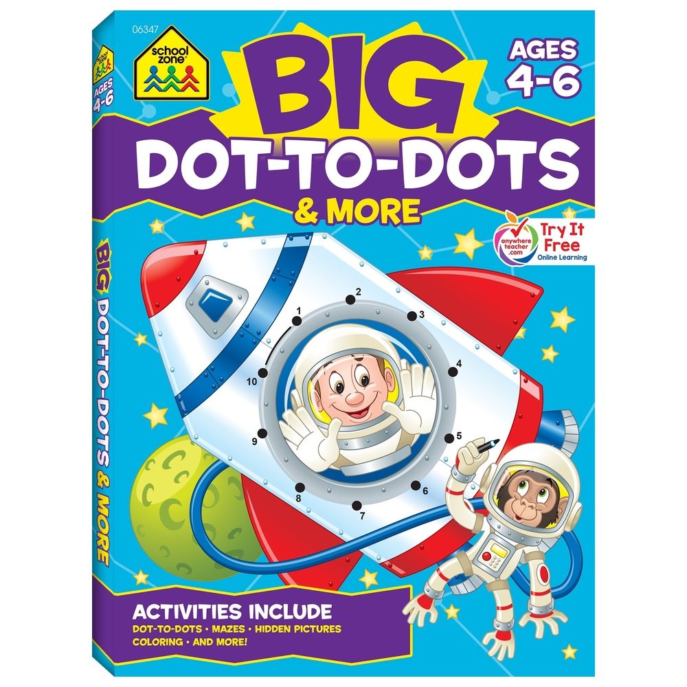 كتاب تمارين Big Dot-To-Dots & More