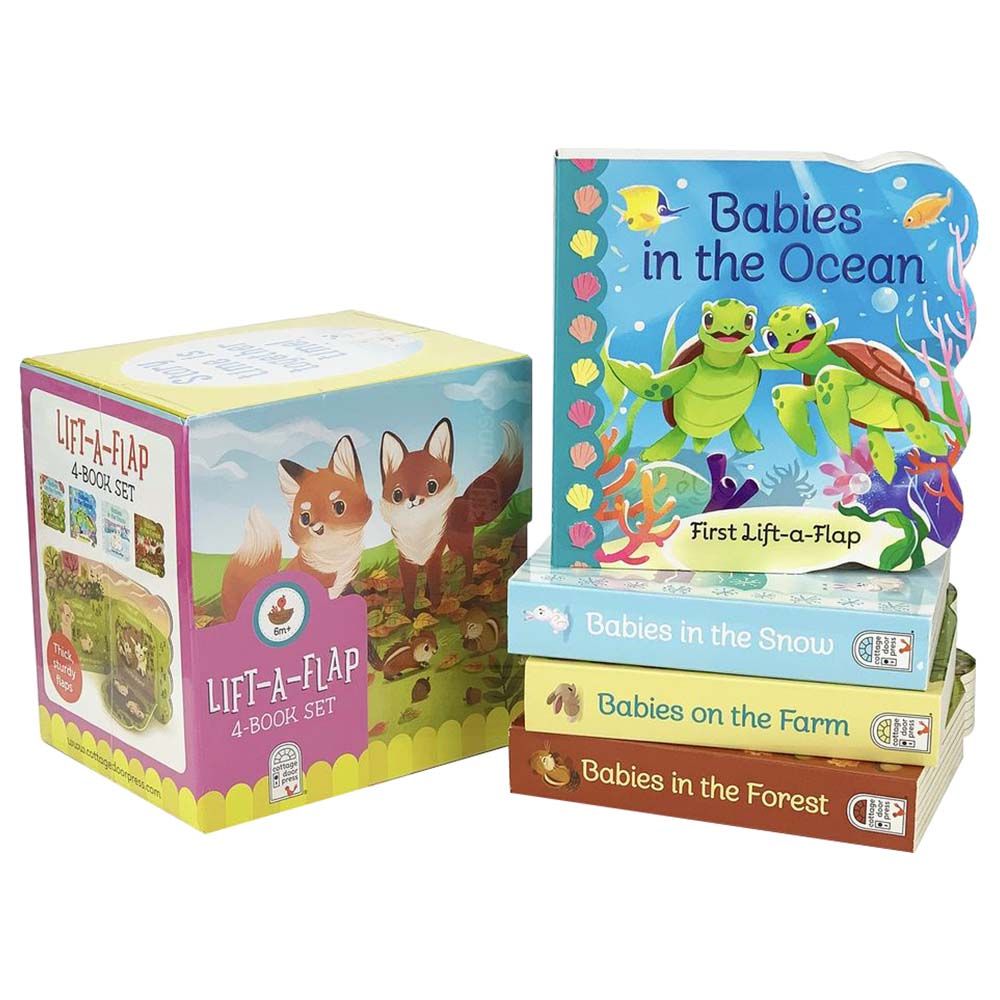  كتاب animal babies - set of 4 books