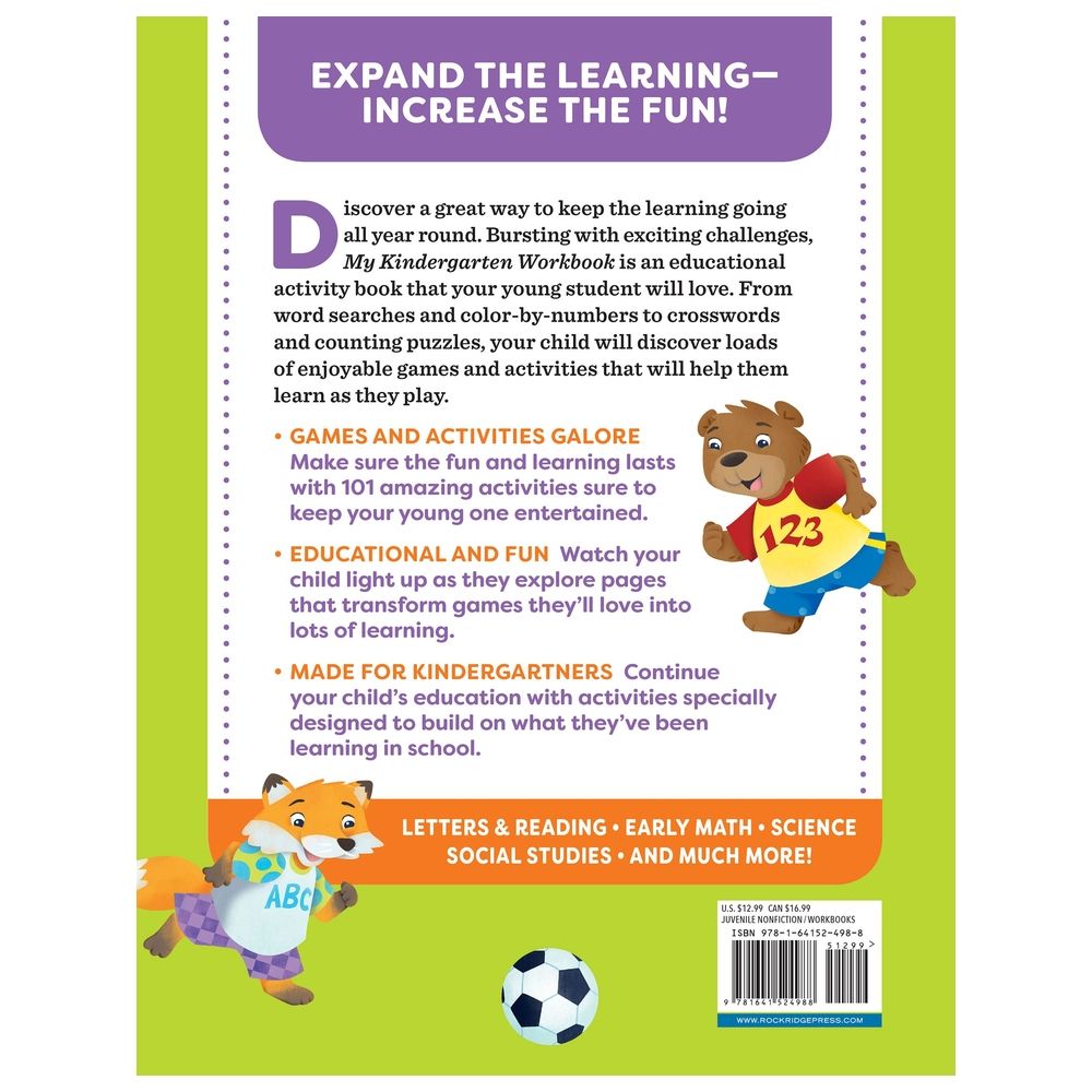  كتاب my kindergarten workbook: 101 games and activities