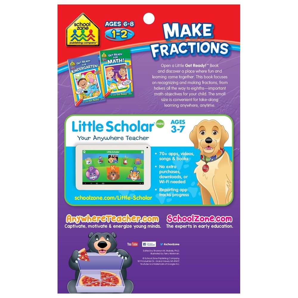 Make Fractions Little Get Ready! Book