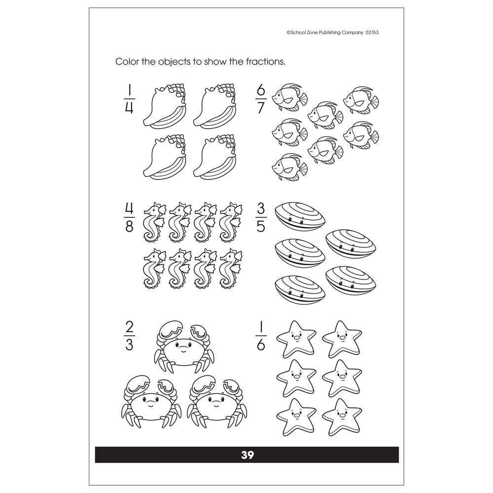 Make Fractions Little Get Ready! Book