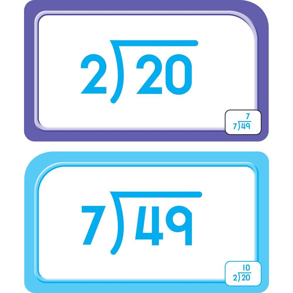 بطاقات تعليمية Multiplication & Division - مجموعتين