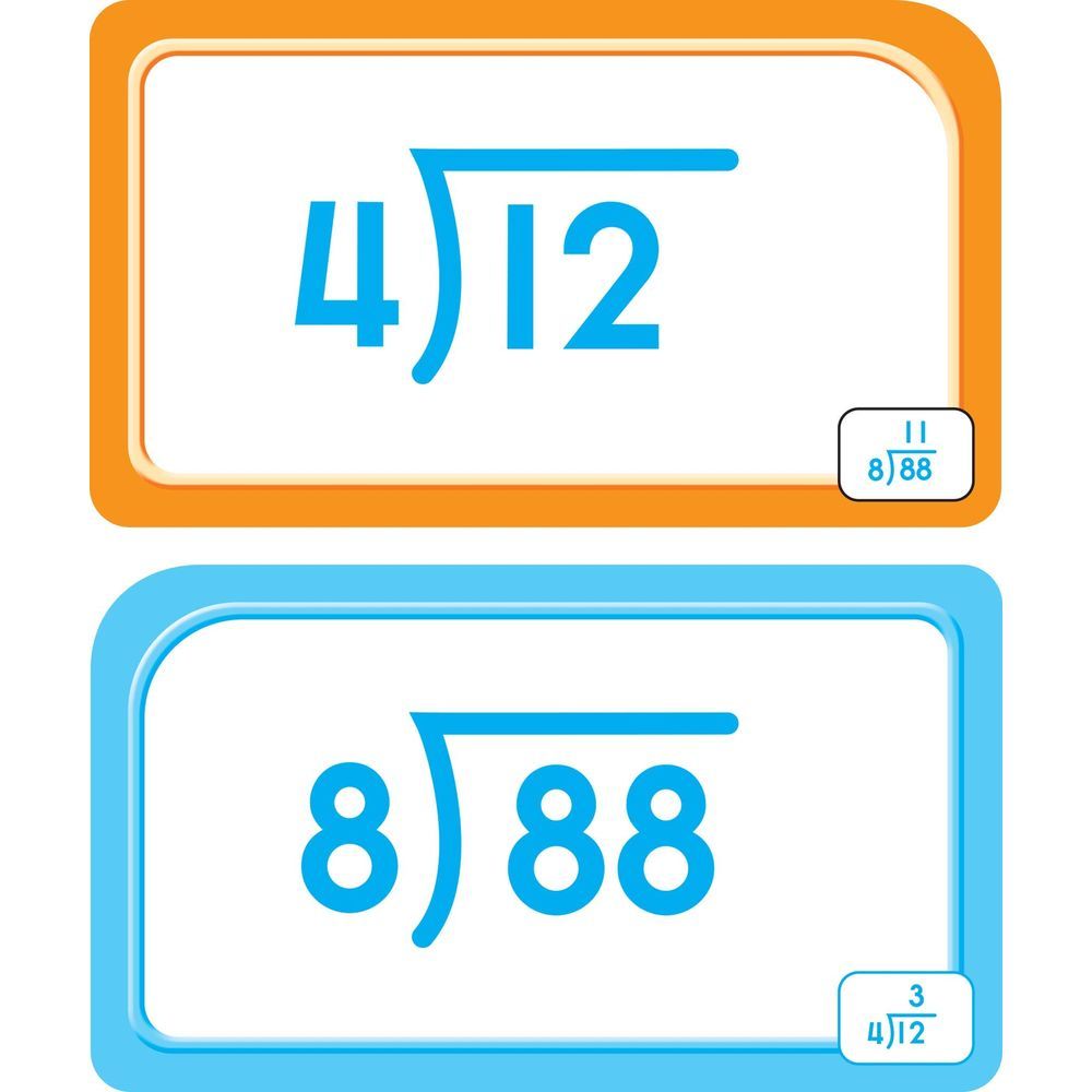 بطاقات تعليمية Multiplication & Division - مجموعتين