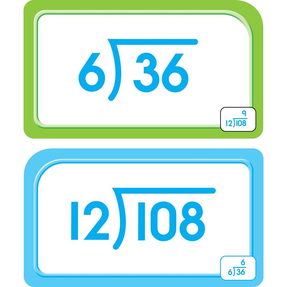 بطاقات تعليمية Multiplication & Division - مجموعتين