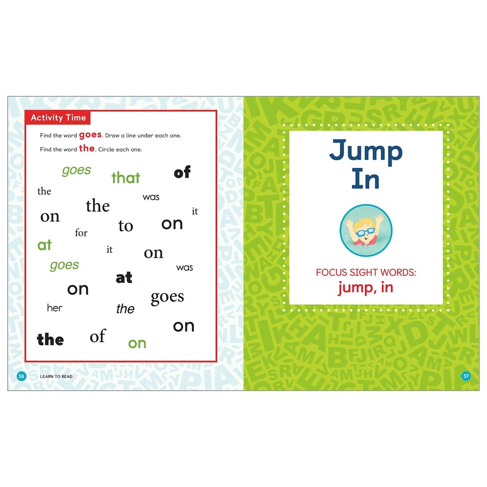  كتاب learn to read: sight words storybook