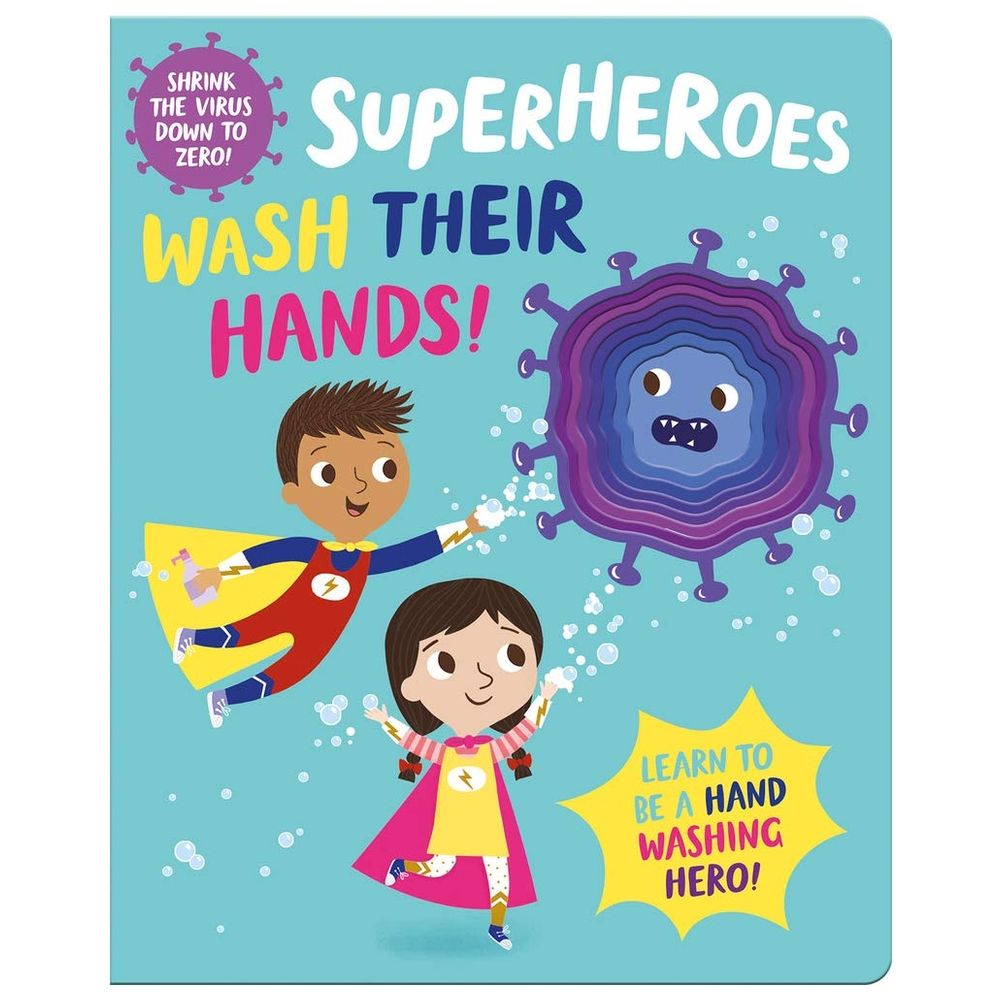  كتاب superheroes wash their hands!