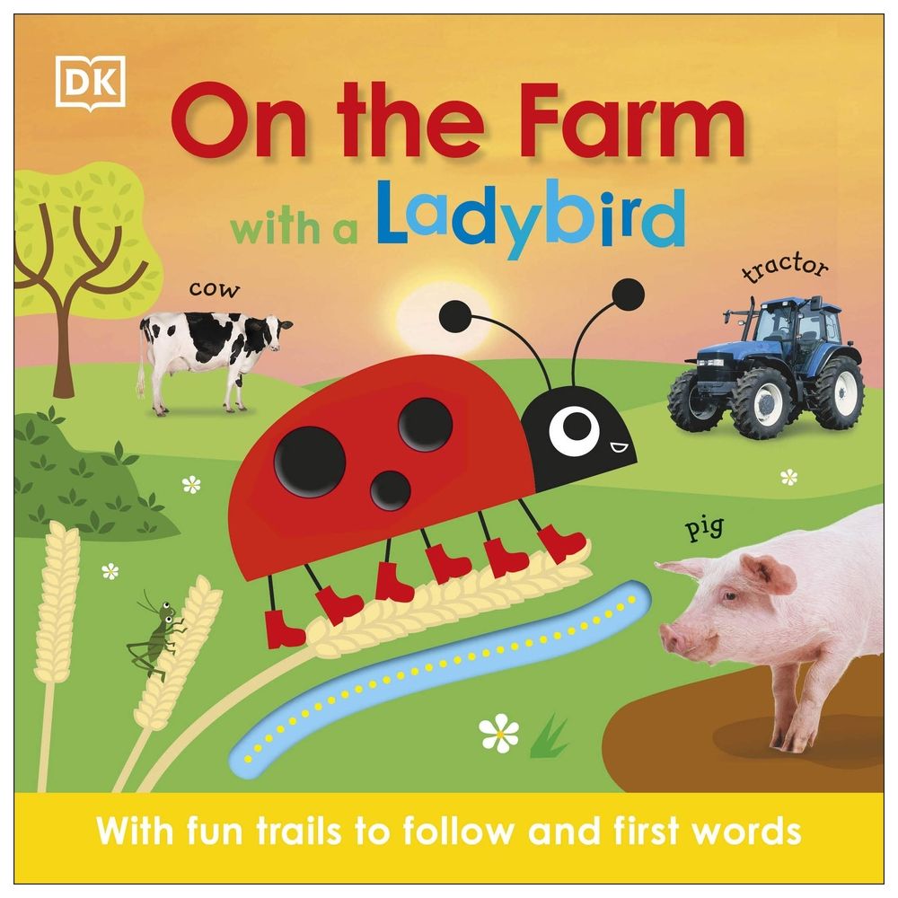 قصة On The Farm With A Ladybird: With Fun Trails To Follow And First Words