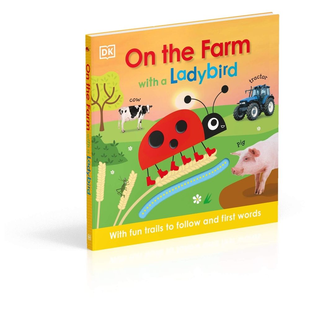 قصة On The Farm With A Ladybird: With Fun Trails To Follow And First Words