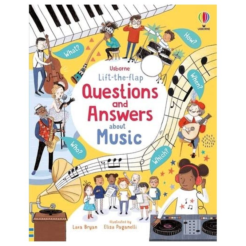  كتاب lift-the-flap questions and answers about music