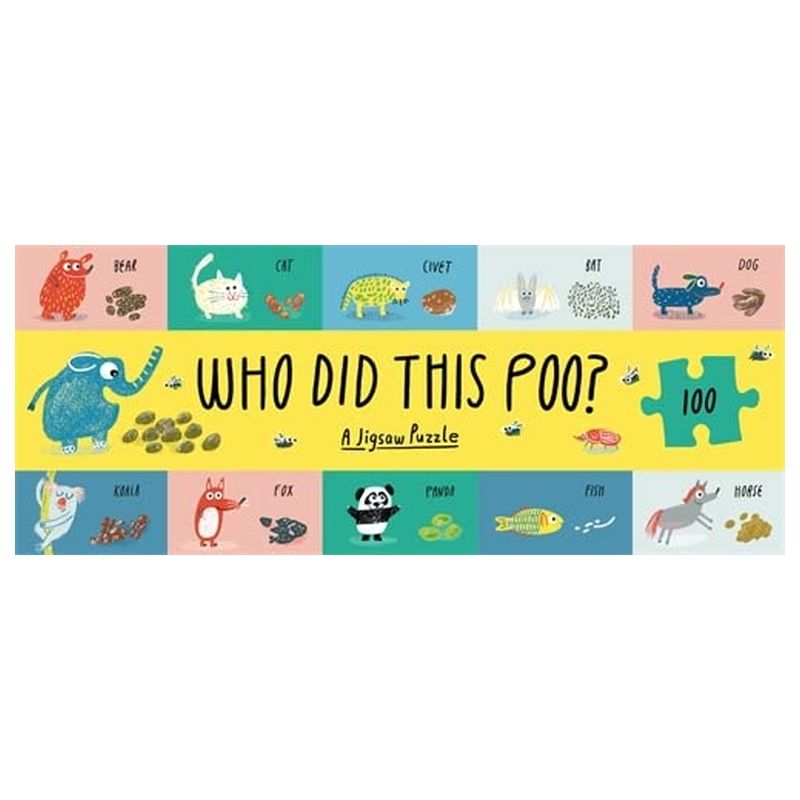  كتاب who did this poo? a jigsaw puzzle