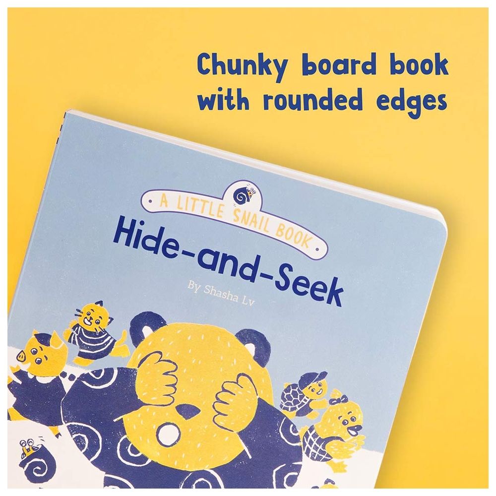  كتاب a little snail book: hide-and-seek