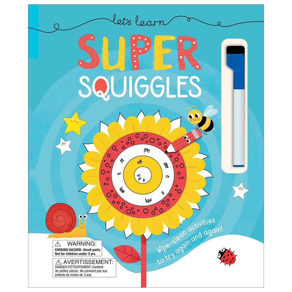  كتاب let's learn: super squiggles