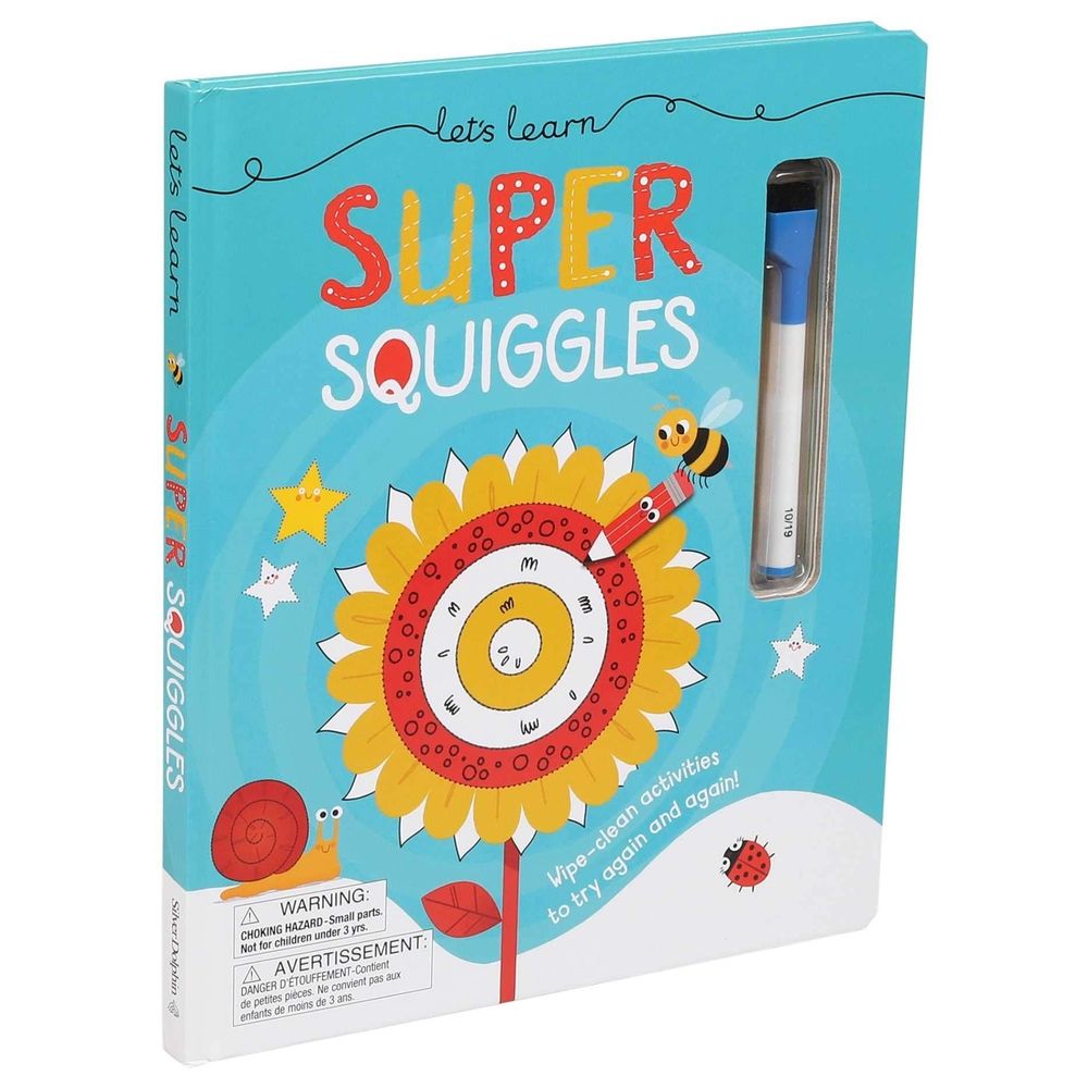  كتاب let's learn: super squiggles