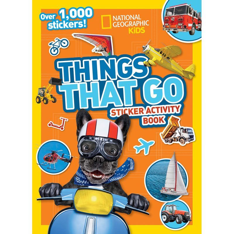 Things That Go Sticker Activity Book