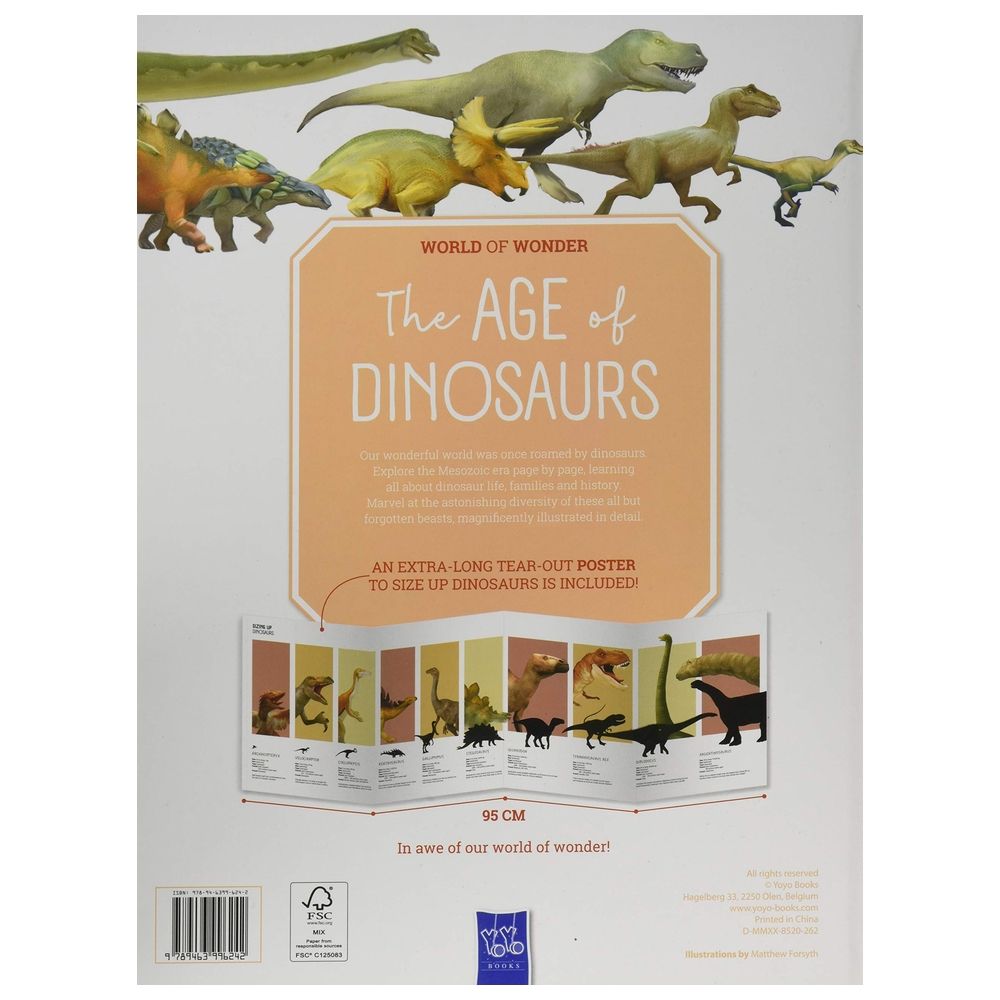  كتاب wow age of dinosaurs