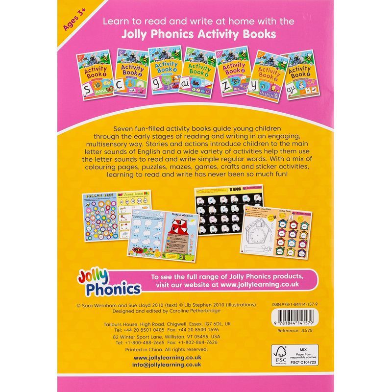 Jolly Phonics Activity Book 5: British English Edition