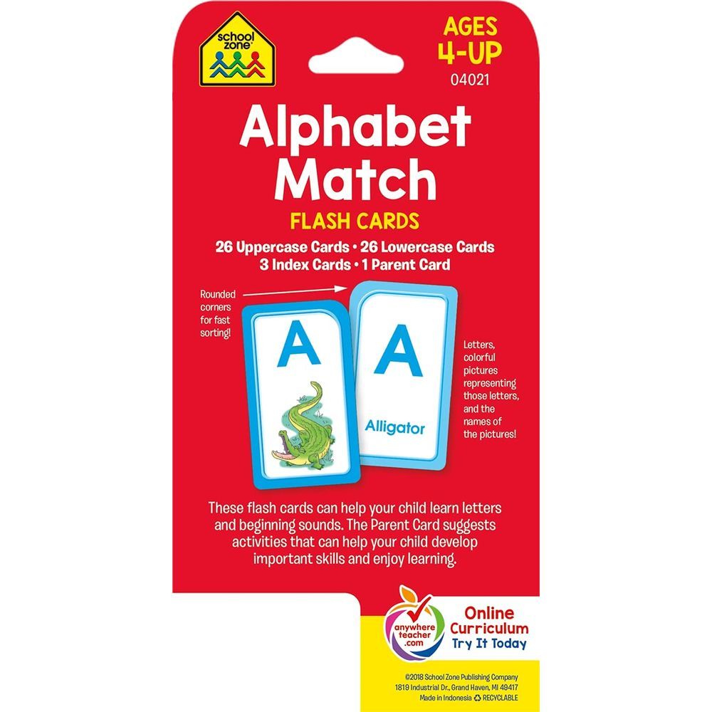 بطاقات تعليمية Alphabet Match