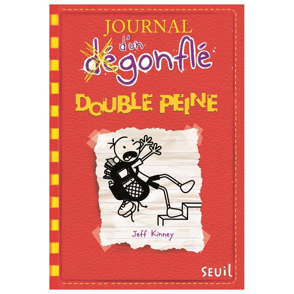  كتاب journal d'un degonfle - tome 11 double peine - vol11