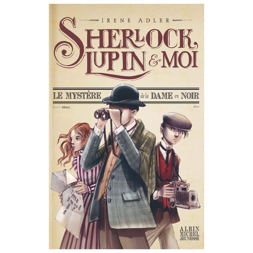  كتاب le mystere de la dame en noir - sherlock, lupin et moi - tome 1