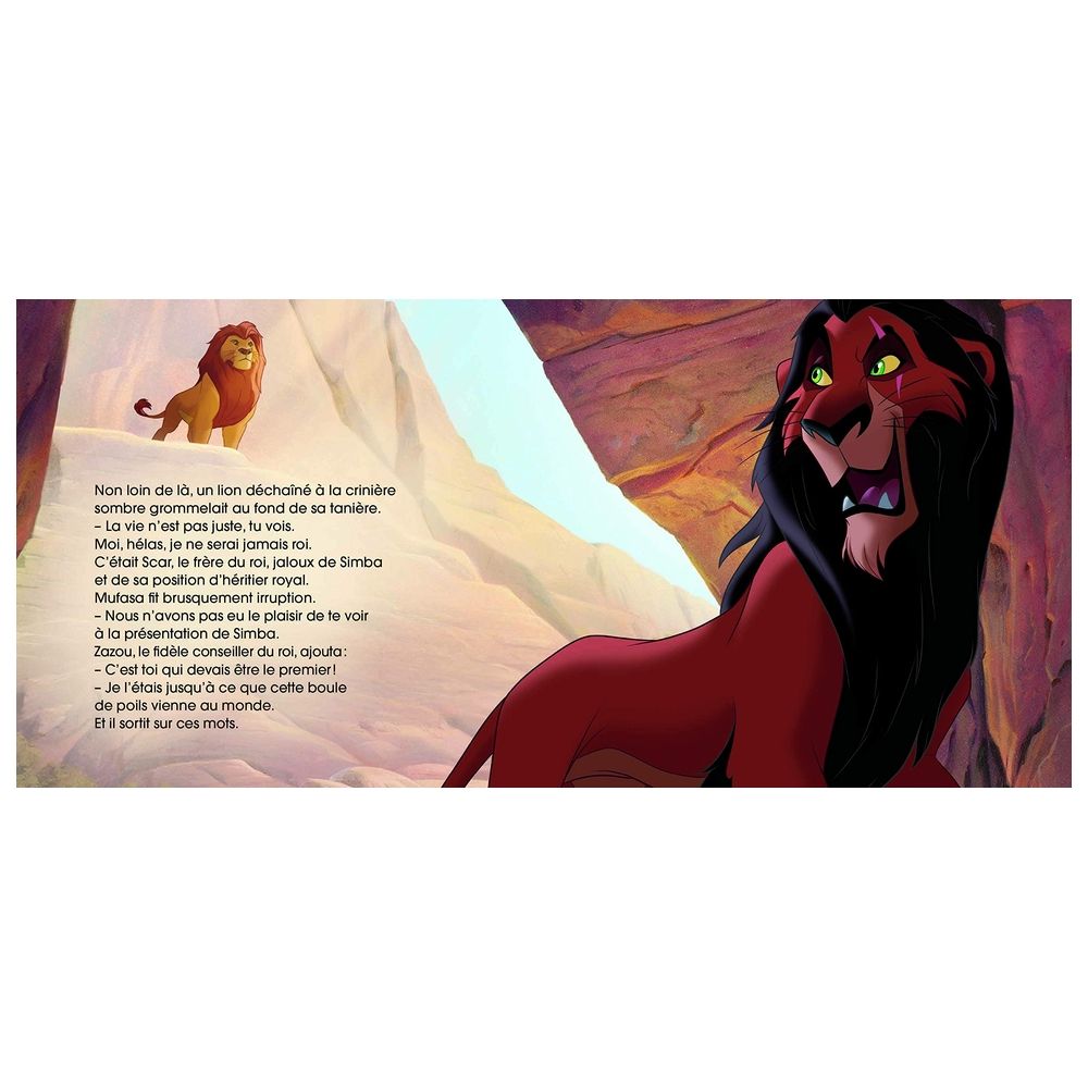  كتاب le roi lion - mon histoire a ecouter - livre cd - l'histoire du film - disney