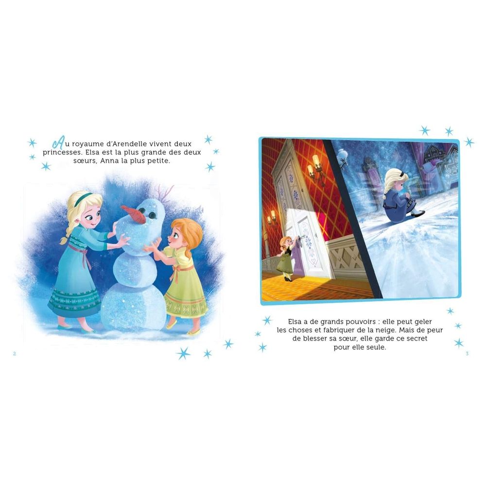  كتاب la reine des neiges - mon histoire du soir - l'histoire du film - disney